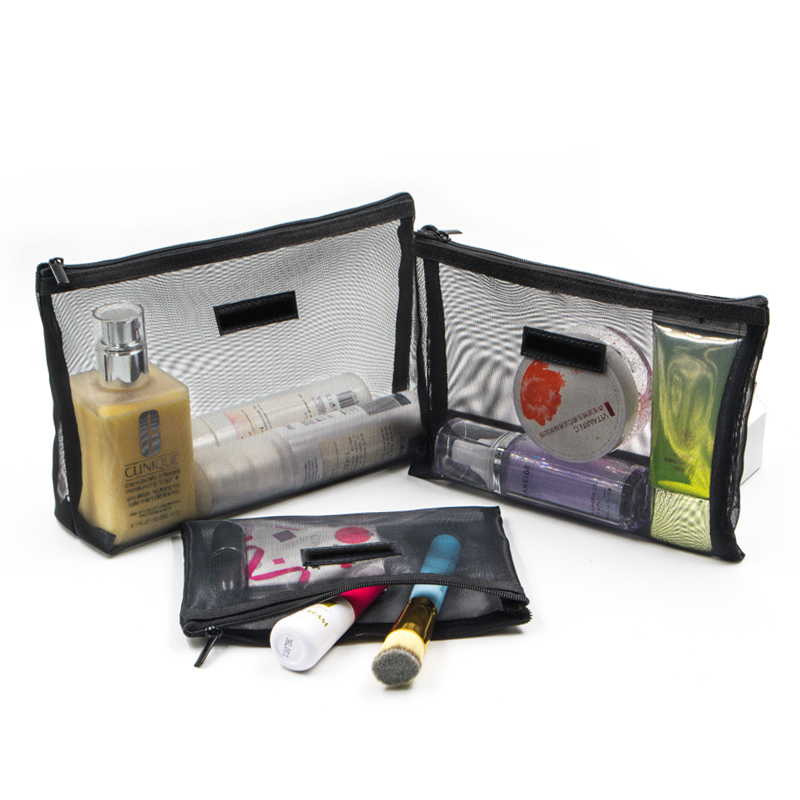 Transparent Cosmetic Gauze Bag Makeup Kits for Professionals Cosmetic Pouch Cosmetic Storage Bag